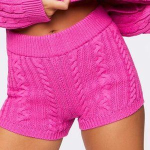 Forever 21 Crochet Booty shorts size Medium boho knit shorts